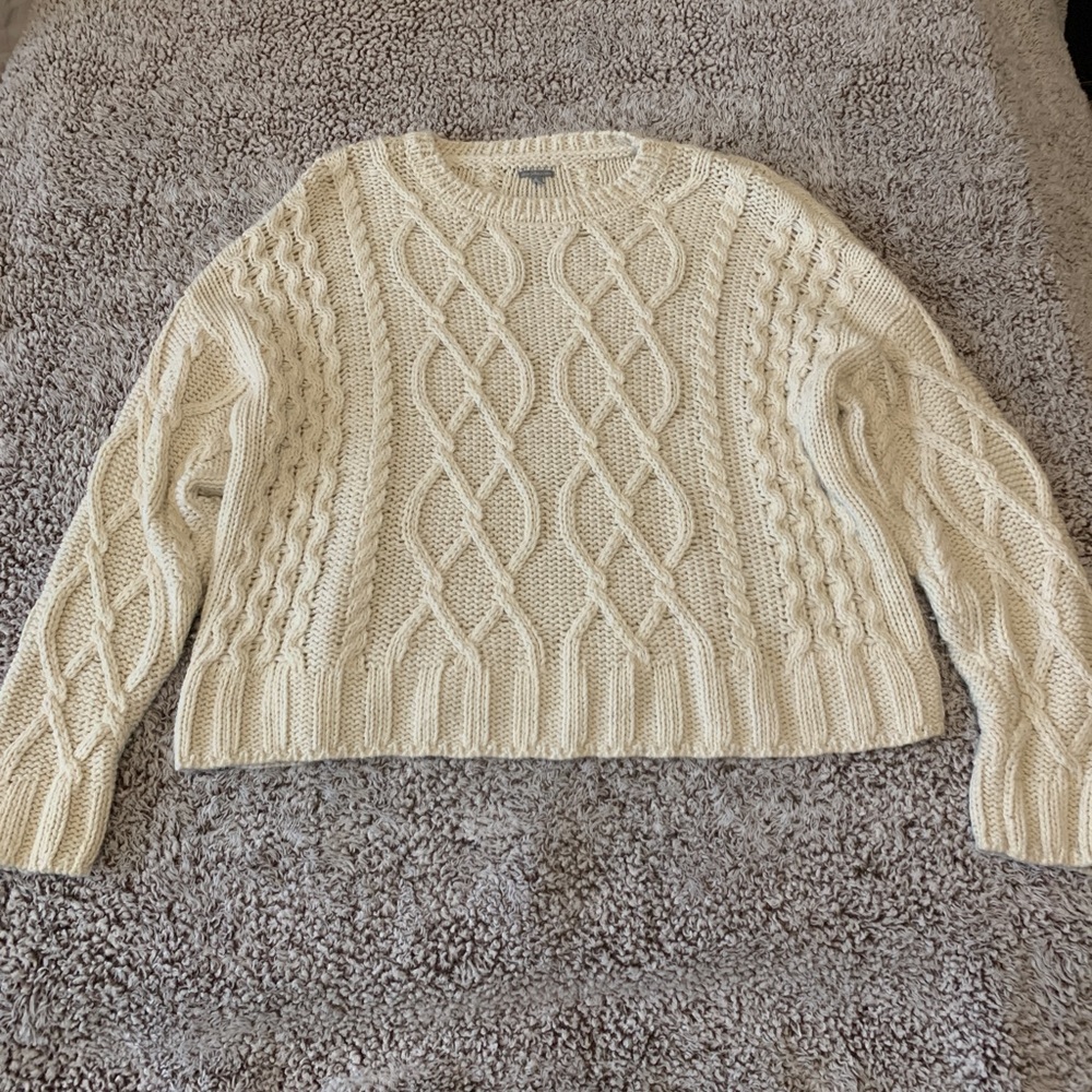 Charlotte Russe Cable Knit Sweater